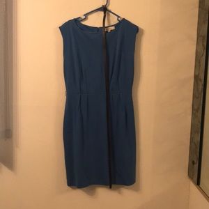 Perfect for the office blue dress